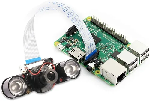 Vista 7 de DORHEA Raspberry Pi 4 Módulo de cámara Sensor de corte IR automático Visión diurna/nocturna Video Webcam HD 5MP 1080P OV5647 Enfoque ajustable