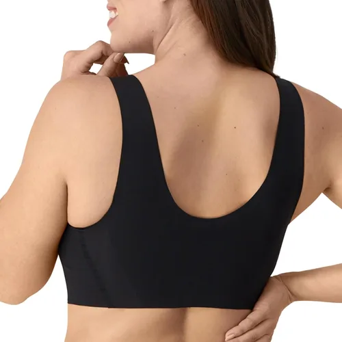 Vista 2 de Bali Sujetadores sin varillas para mujer, Comfort Revolution Easylite - Brasieres tipo camiseta para mujer, diseño de pullover, los más cómodos Negro