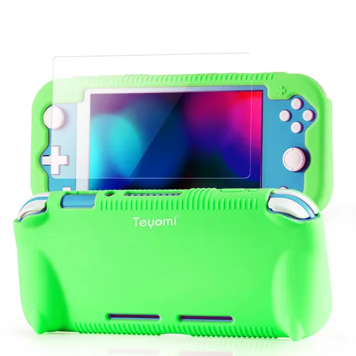 Vista 13 de Teyomi Protective Case Compatible with Nintendo Switch Lite, Silicone Protective Cover for Nintendo Switch Lite with Tempered Glass Screen