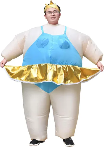 Vista 2 de JYZCOS - Disfraz de bailarina inflable para adultos