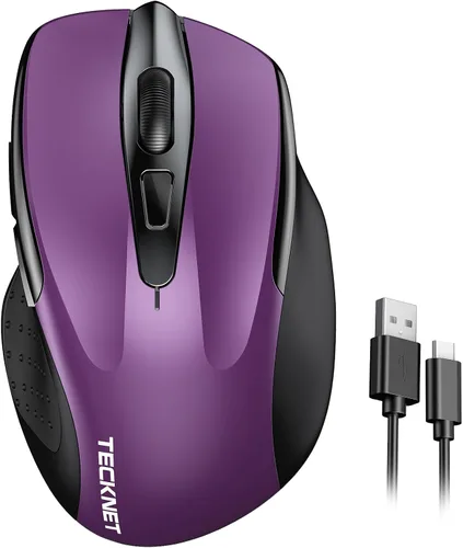 Vista 11 de TeckNet Pro M003 mouse inalámbrico, Negro