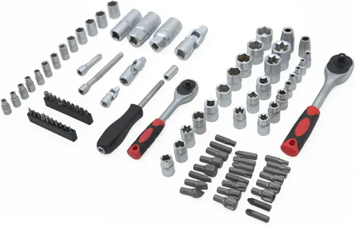 Vista 2 de Hantinstom Ultimate Sockets Set de herramientas de mano integral, perfecto para el hogar, colegio, dormitorio, coche, kit de emergencia ideal