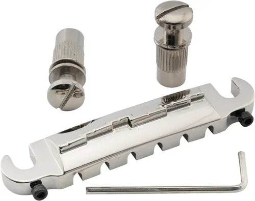 Vista 7 de Musiclily Pro BW003 2.1 in Pre-set Wraparound Bridge Tailpiece Negro