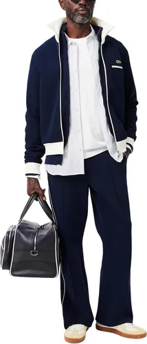 Vista 4 de Lacoste Camisa de popelina de algodón elástico de corte ajustado para hombre