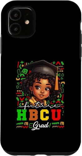 Vista 8 de Future HBCU Grad Black Girl Kids Graduation HBCU College Case for iPhone 16