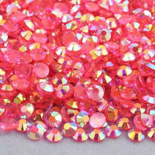 Vista 12 de 10000 diamantes de imitación de resina de 0.118 pulgadas, parte trasera plana transparente, color negro azabache AB para manualidades, zapatos