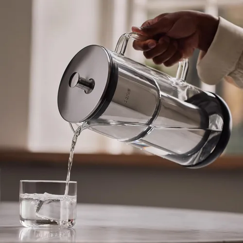Vista 9 de Paquete de Purificador de Agua Aarke Regular 1.18L de Vidrio con Filtro de Acero, Libre de BPA, 4 Gránulos de Recarga Pura - Filtros Metales Pesados