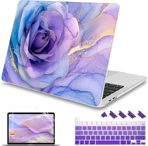 Vista 22 de Mektron Funda para MacBook Pro de 16 Pulgadas A2141 Versión 2019 con Pantalla Liquid Retina/Touch ID, Carcasa Rígida de Plástico con Funda