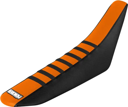 Vista 6 de Enjoy Mfg Funda de asiento compatible con KTM SX85 SX 85 2006-2012 - All Black/Black Ribs #89