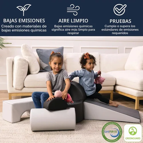 Vista 7 de FDP SoftScape Playtime and Climb - Juego multiusos para bebés y niños pequeños de 10m-2 años; Para gateadores y pequeños constructores, aprenda