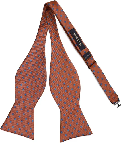 Vista 7 de HISDERN Pajaritas para hombre, diseño de lunares, corbatín y bolsillo cuadrado, clásico, esmoquin de negocios, boda, pajaritas, pañuelo