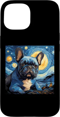 Vista 6 de Van Gogh Dog French Bulldog Case for iPhone 16