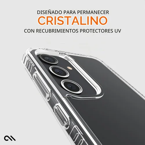 Vista 4 de Case-Mate Funda transparente resistente para Samsung Galaxy S24 [protección contra caídas D3O de 16 pies] [compatible con carga inalámbrica] Funda