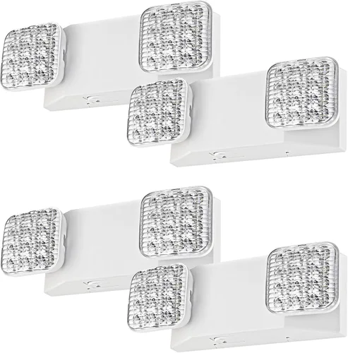 Vista 10 de Luces de emergencia LED con batería de respaldo, CA 120/277V, UL 924