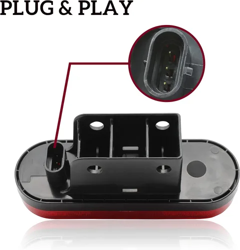 Vista 6 de SAUTVS 1 luz trasera LED roja para Can Am Defender y MAX 2016-2026