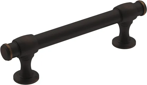 Vista 21 de Amerock Mango de gabinete Bronce champán 3-3/4 pulgadas (96 mm) de centro a centro Winsome paquete de 1 unidad Tirador de cajón Manija