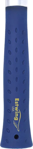 Vista 4 de Estwing Martillo de encuadre, garra recta de mango largo de 28 onzas con cara fresada y agarre de reducción de golpes, E3-28SM, azul y SWANSON Tool