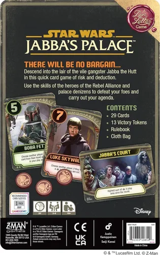 Vista 3 de Jabba's Palace A Love Letter Game - Juego de estrategia para niños y adultos, juego de estrategia para niños y adultos en el universo de Star Wars