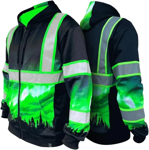 Vista 21 de SafetyShirtz SS360 ANSI Clase 3 Tipo R Sudaderas con Capucha Gráfica