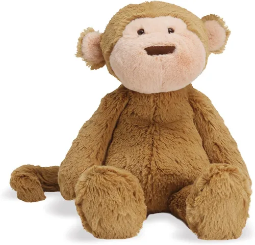Vista 6 de Conejo de peluche Bailey Bunny de Manhattan Toys, azul, 12 pulgadas, Conejito binky rosa, 12