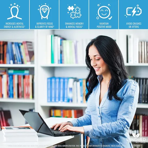 Vista 5 de Impulso cerebral ilimitado (60 cápsulas) - Memoria, enfoque, claridad mental - Fórmula científica nootrópicos para mejorar el rendimiento, Super