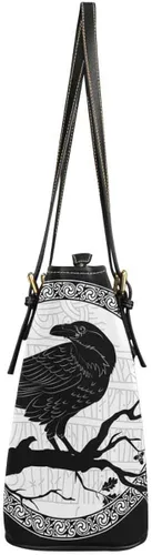 Vista 3 de InterestPrint Bolso de hombro casual de cuero PU para mujer