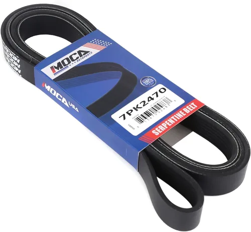Vista 3 de 7PK2470 EPDM Correa de Serpentín Compatible con 1992 para Dodge D150 y D250, 1992-2003 Dakota, 1998-2003 Durango, 1998-2001 Ram 1500, 1998-2002 Ram