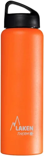 Vista 16 de Laken Thermo Classic - Botella de agua de acero inoxidable aislada al vacío de boca ancha Azul