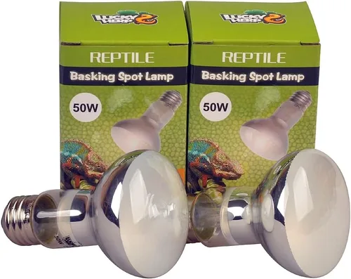 Vista 7 de LUCKY HERP Lámpara de punto de sol para reptiles, bombilla de calor de luz diurna, paquete de 2 (25 W)