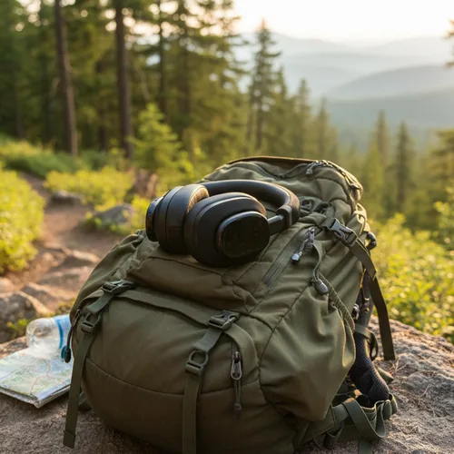 Vista 8 de Auriculares Bluetooth sobre la oreja, auriculares con cancelación de ruido, inalámbricos Bluetooth con micrófono, auriculares sobre la oreja