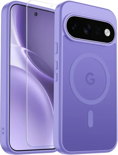 Vista 180 de SUPFINE Funda magnética para Google Pixel 10 Pro XL con protector de pantalla (imanes integrados) (protección contra caídas de grado militar)