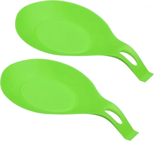 Vista 32 de uxcell Soporte de cuchara de silicona, 7.68 x 3.74 pulgadas, resistente al calor, soporte para utensilios de cocina, espátula, soporte para cucharón