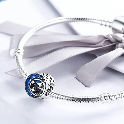 Vista 42 de BISAER Hamsa - Dije de mano de plata de ley, piedras preciosas azules de mal de ojo, se adapta a brazalete, pulsera, collar