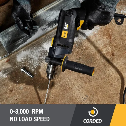 Vista 7 de Cat erpillar Cat DX161U - Taladro martillo con cable de 1/2" 8.5-AMP