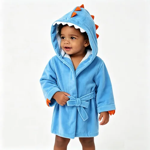 Vista 6 de Bata de baño para bebé y niño, bata con capucha para recién nacido, toalla suave ultra absorbente