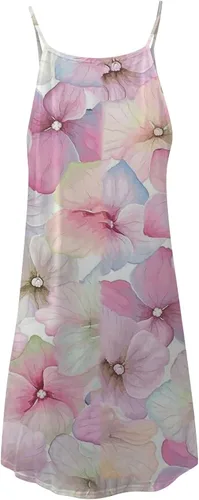Vista 3 de Vestido de playa con cuello en V profundo para mujer, elástico, estampado de Pascua, vestido largo para ocultar el vientre