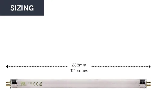 Vista 2 de TBE LIGHTING Tubos de luz diurna blanca de 8 W / 12 pulgadas, 6500 K, lámparas fluorescentes F8T5/D de 11.339 in/12 pulgadas, bombillas CFL