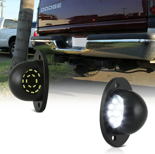 Vista 10 de Espejo lateral LED intermitente, luz de charco para conductor y pasajero, lente transparente para 68064948AA 68064949AA compatible con Dodge Ram