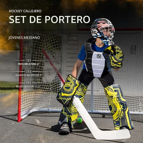 Vista 2 de Franklin Sports Conjunto de portero de hockey callejero extremo