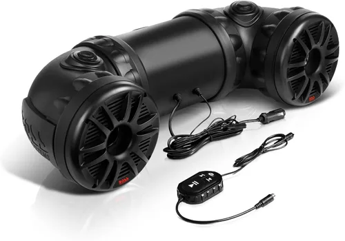 Vista 12 de BOSS Audio Systems UTV4B ATV UTV Sistema de sonido resistente a la intemperie, altavoces de 4 pulgadas, tweeters de 1 pulgada, amplificador