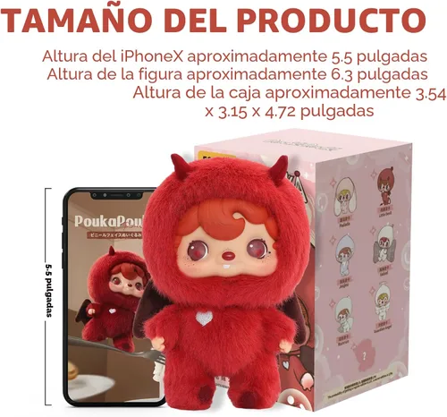 Vista 3 de 52TOYS POUKAPOUKA Mood Bubbles Vinilo de Peluche Juguetes Caja Ciega con Diseño Suave y Adorable, Perfecto para Abrazar, Exhibición y Poses Únicas