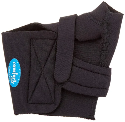 Vista 3 de North Coast Medical Comfort Cool CMC Férula de restricción, izquierda, pequeña Plus, negro