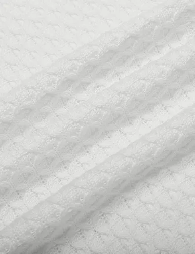 Vista 6 de COOFANDY Suéter de cuello alto ajustado para hombre, suéter de punto trenzado casual sólido