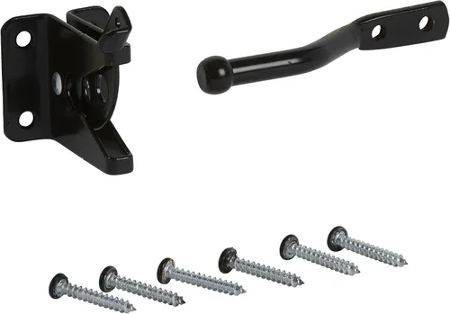 Vista 5 de National Hardware N184-861 BPB21 Pestillo automático para portón en negro