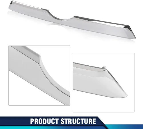 Vista 6 de PIT66 Kit de Cuerpo de Ensamblaje de Parrilla de Parachoques Delantero Compatible con Toyota 4Runner Limited 2014-2019