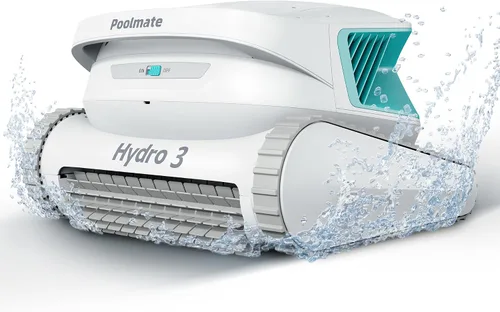 Vista 2 de Hydro 3 Robot Aspirador de Piscina Todo en Uno, Limpiador de Piscina Inalámbrico con 200 Minutos de Funcionamiento