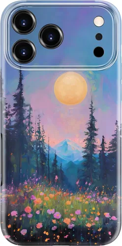 Vista 129 de LUHOURI Funda para iPhone 12 Mini, compatible con carga inalámbrica, doble capa, interior de silicona suave + carcasa exterior dura, bonito diseño