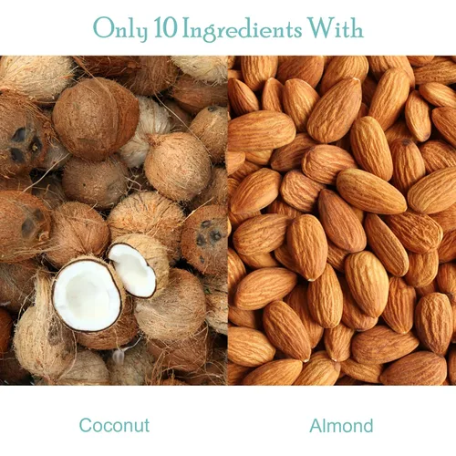 Vista 8 de Missy J's Barras orgánicas de coco y almendra, paquete de 2, algarroba hecha con azúcar de coco, veganas y sin gluten, sustituto saludable sin