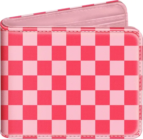 Vista 43 de Cartera de cuero de dibujos animados para mujer, c-mármol azul, Lindo