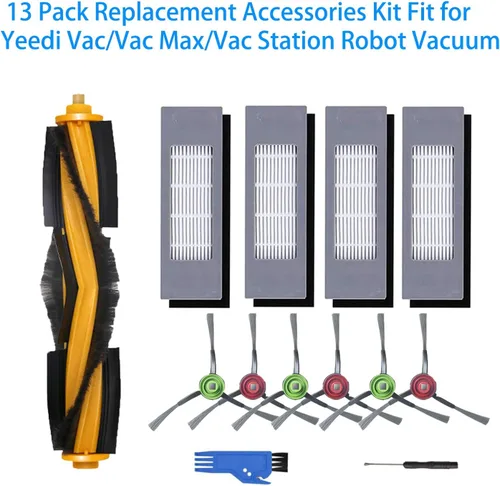 Vista 2 de Kit de accesorios para Yeedi Vac 2 Pro/Vac/Vac Max/Vac Station Robot Aspirador Piezas de repuesto